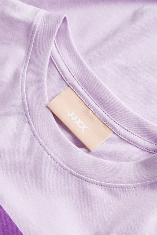 JXAmber SS Relaxed Every Square Tee - Pastel Lilac