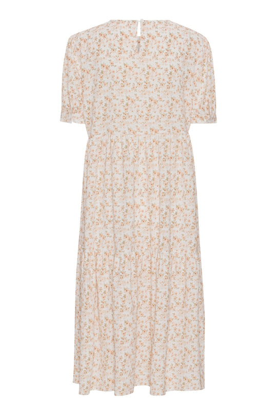 VilmaIC Long Dress - Peach Flower