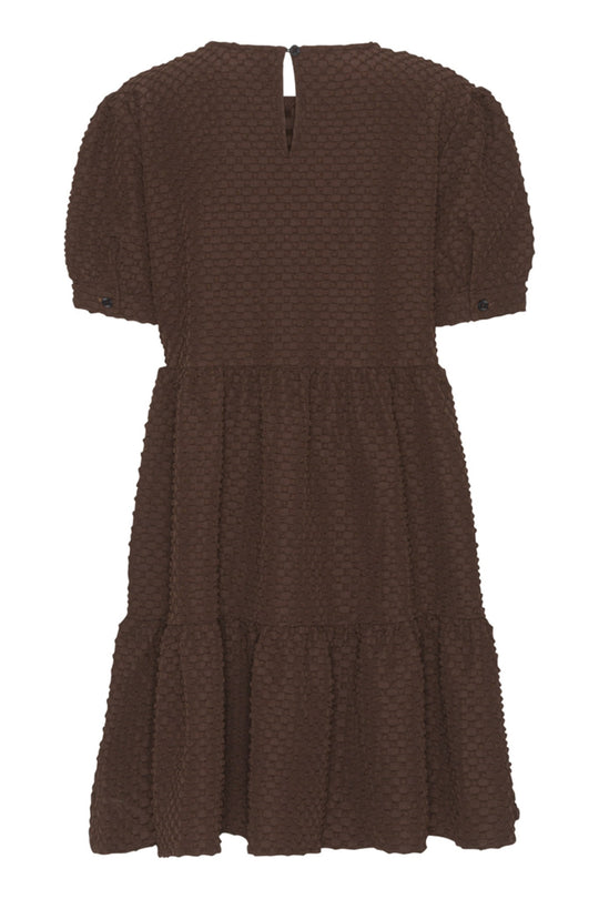 VilmaIC Dress - Bubble Chocolate Brown