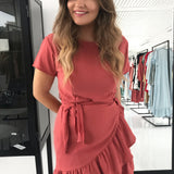 Agnes Dress - Rusty Red