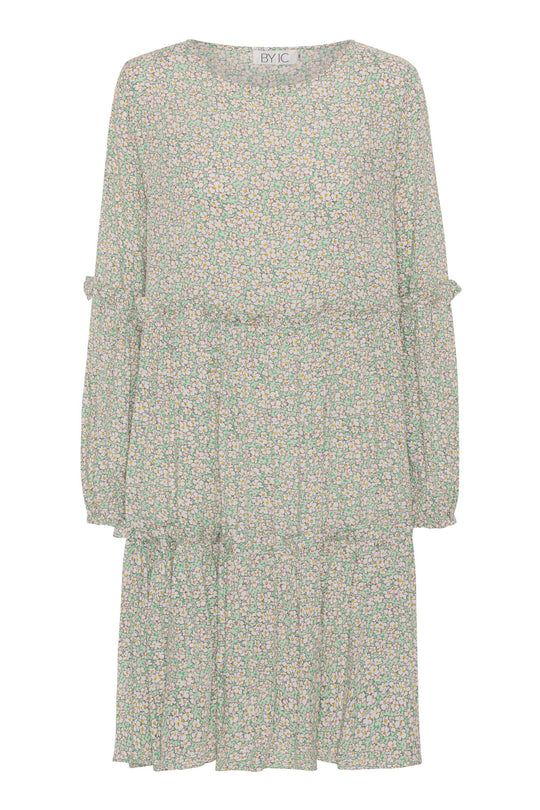 MathildaIC Long Dress - Flower Green