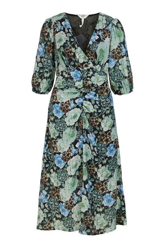 OBJDidi 3/4 Midi Dress - Black