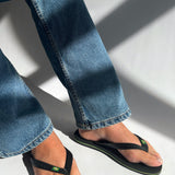 Havaianas Brasil Logo Flip Flop - Black