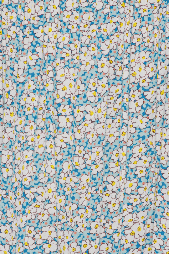 MathildaIC Long Dress - Flower Blue