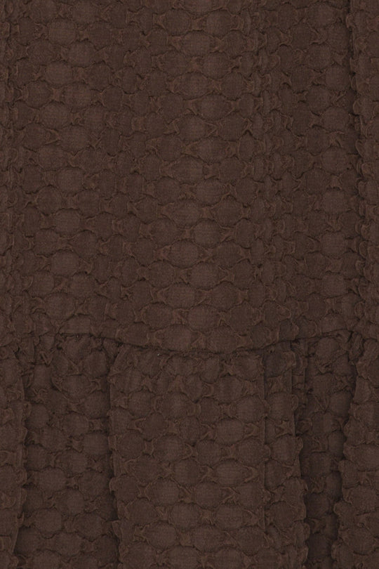 VilmaIC Dress - Bubble Chocolate Brown