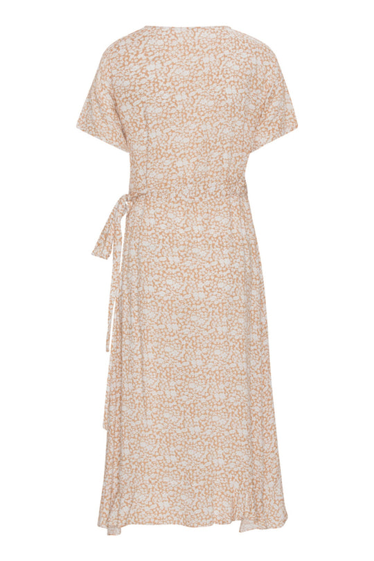 MilleIC Long Dress - Beige Blossom