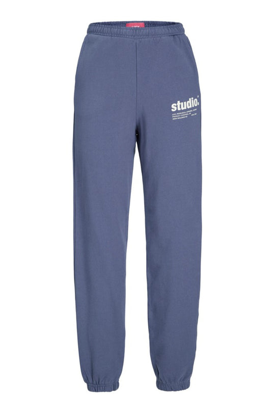 JXBianca HW Relaxed Vin Sweatpants - Nightshadow Blue