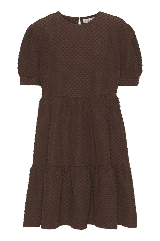 VilmaIC Dress - Bubble Chocolate Brown