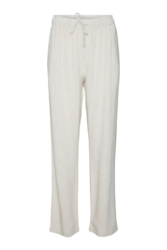 NMAndrea HW Linen Loose Pants - Peyote Linen