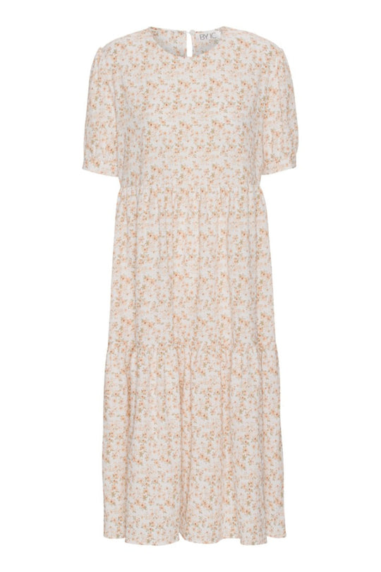 VilmaIC Long Dress - Peach Flower