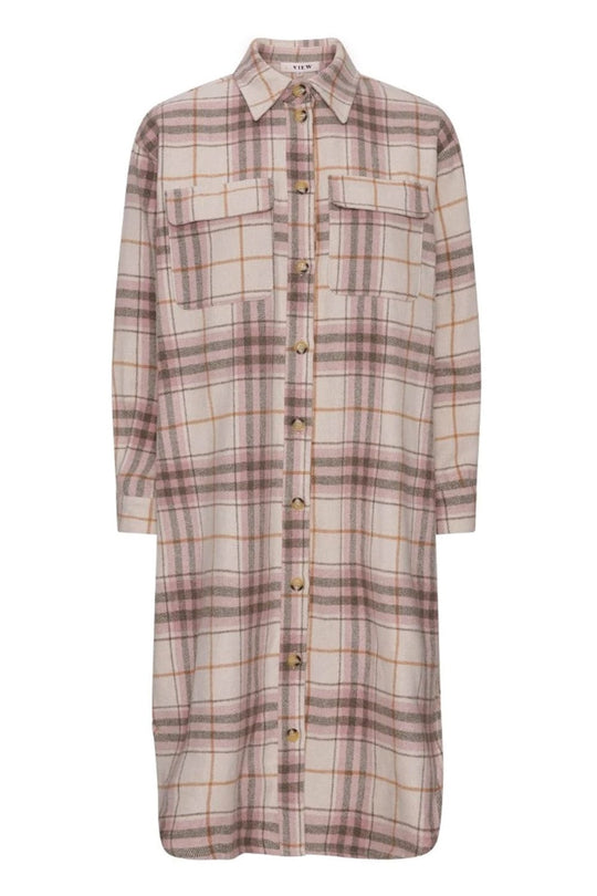 Stine Long Jacket - Beige Rose