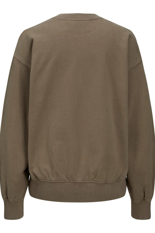 JXBeatrice LS Loose Vint Sweat - Morel